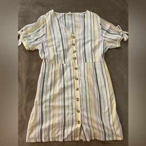 white, yellow, gray and light pink